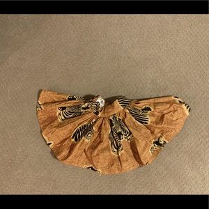 Sika Zora Zebra Toddler Skirt. Size 2